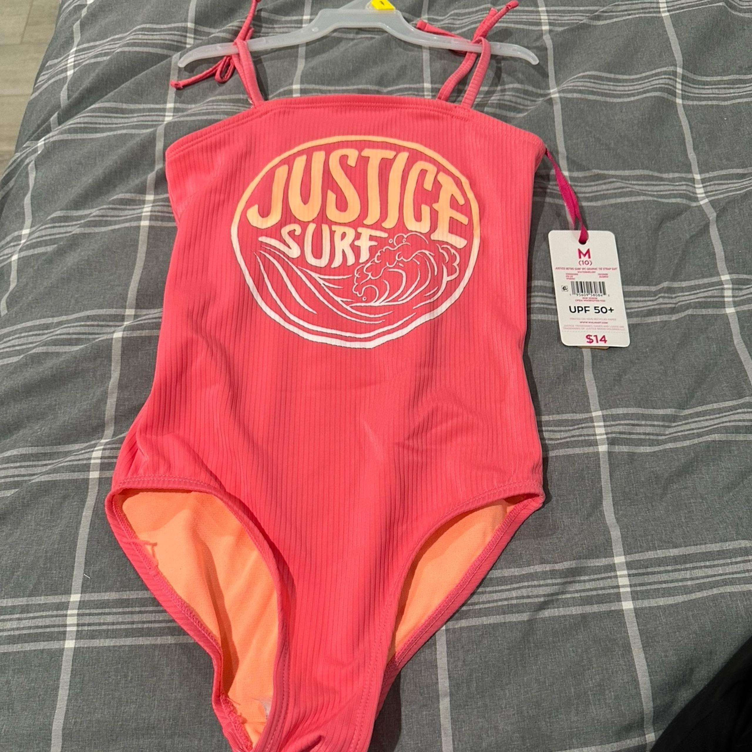 New Girls Size 10 Justice Swimsuit