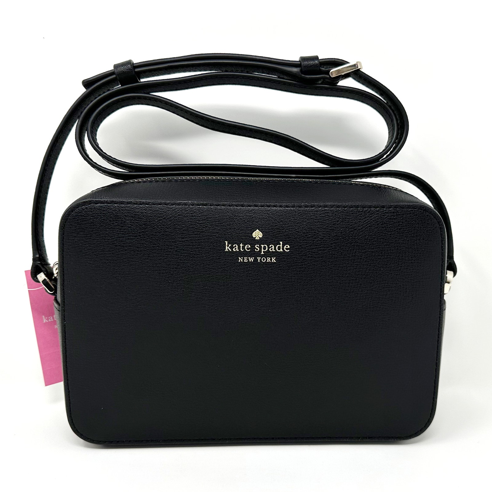 Kate Spade Harper Crossbody Purse in Black Leather WKR00062