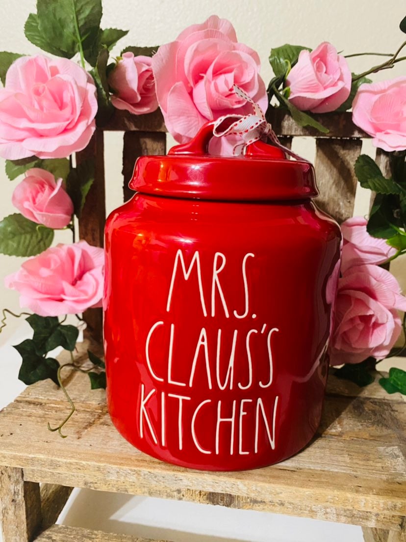 Rae Dunn MRS. CLAUS'S KITCHEN CANISTER