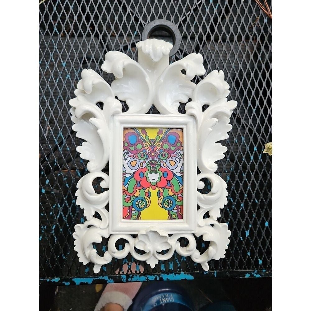 BAROQUE ROCOCO Deep French Picture Frame Clam Shell 6x4 Hollywood Regency 14