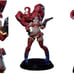 1/8 Scale 3D Printed Battle Chasers Red Monika Statue