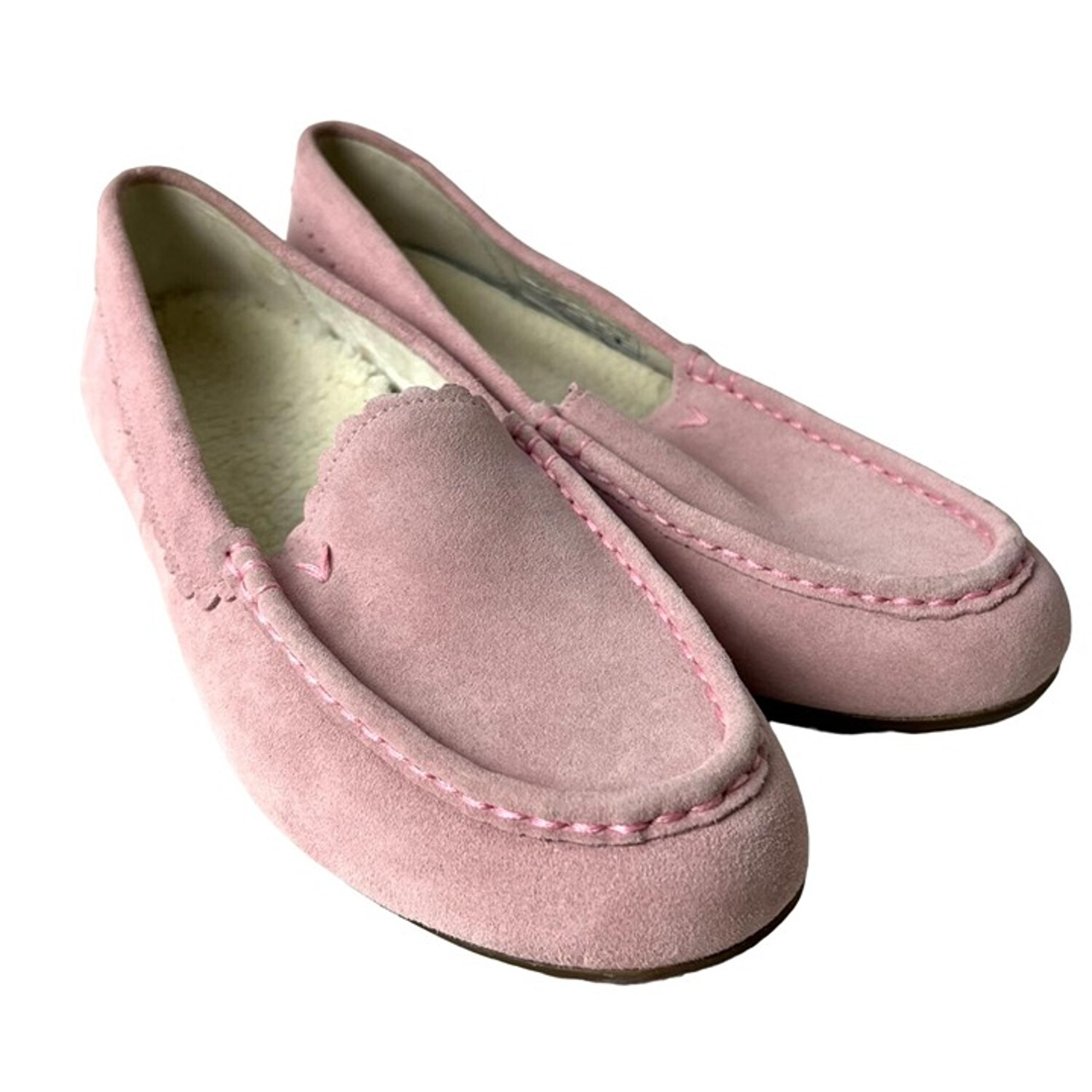 Vionic Mckenzie Light Pink Leather Loafers, Women's Size 8