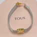Tous White and yellow gold Icon Mesh Bracelet with Diamonds Bear motif