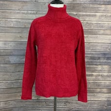Vintage ALPS Red Turtleneck Sweater
