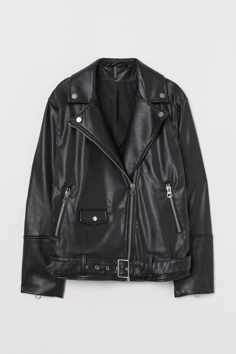 H&M faux leather jacket