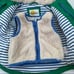NWT Mini Boden Coat Removable Vest Highland Green Dinos Jacket Green 3-6 months