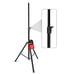 SpeakerStand Tripod Air Assist Lowering Adjustable Floor Stands SSHD HYD AIR BLK