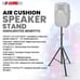 SpeakerStand Tripod Air Assist Lowering Adjustable Floor Stands SSHD HYD AIR BLK