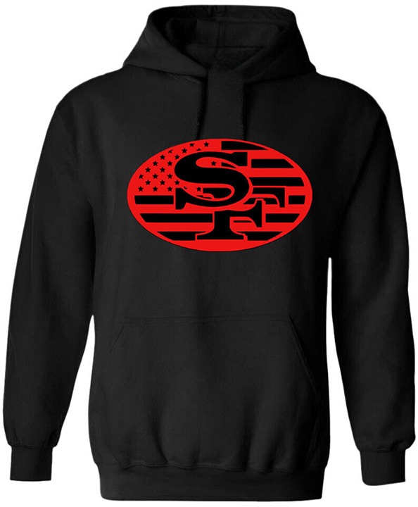 San Francisco 49ers Flag Logo Hoodies