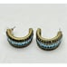 Heidi Daus Vintage Glass Stone & Cubic Zirconia Earrings & Ring Jewelry Set