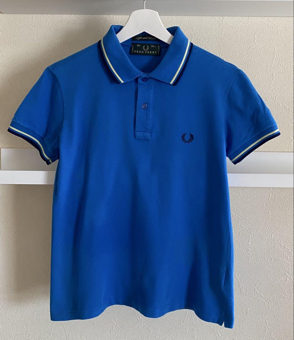FRED PERRY Fred Perry Logo Embroidered Blue 38 /97cm