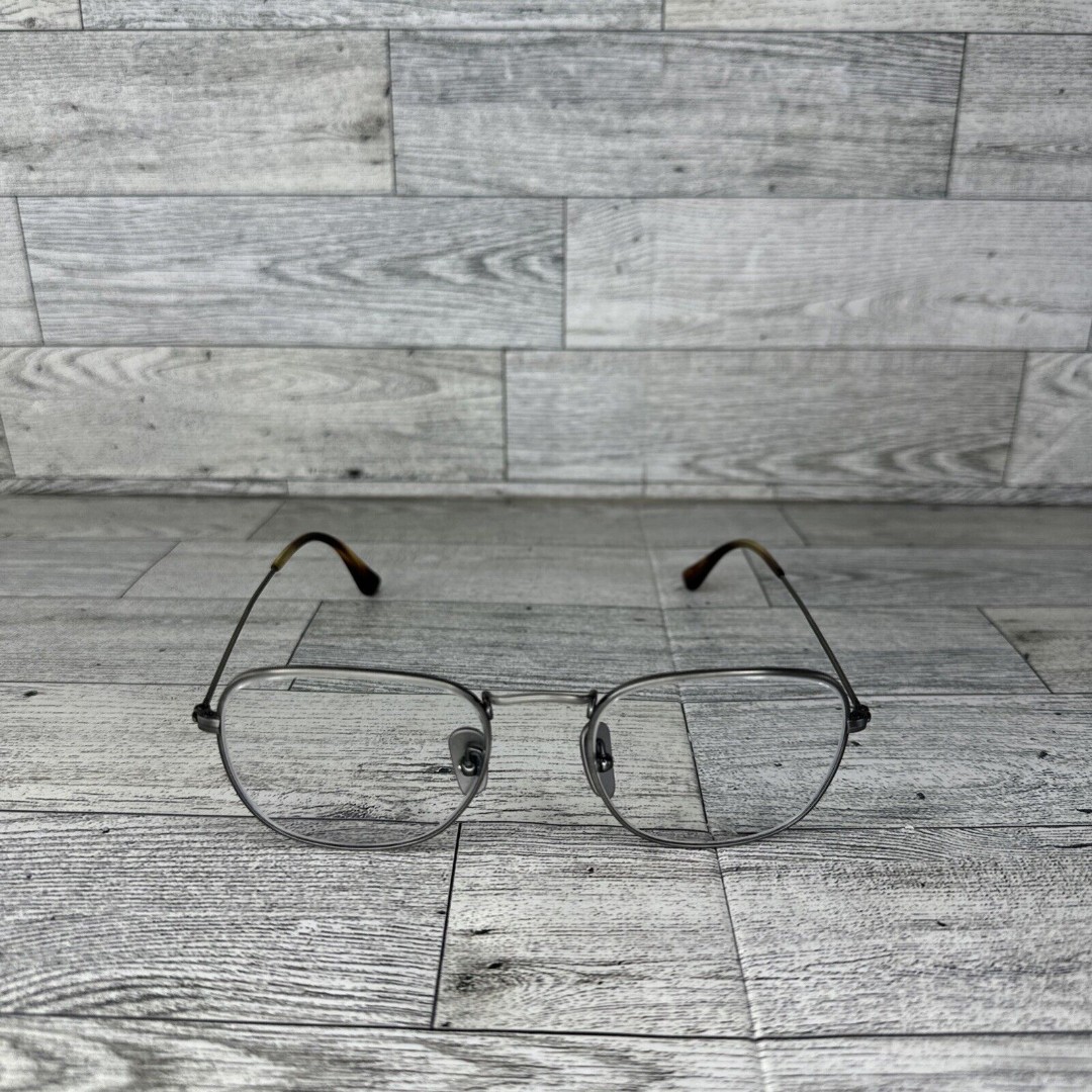 Ray-Ban Titanium Eyeglasses RB8157V Frank 1223 51-20-145 Antique Gunmetal Frame