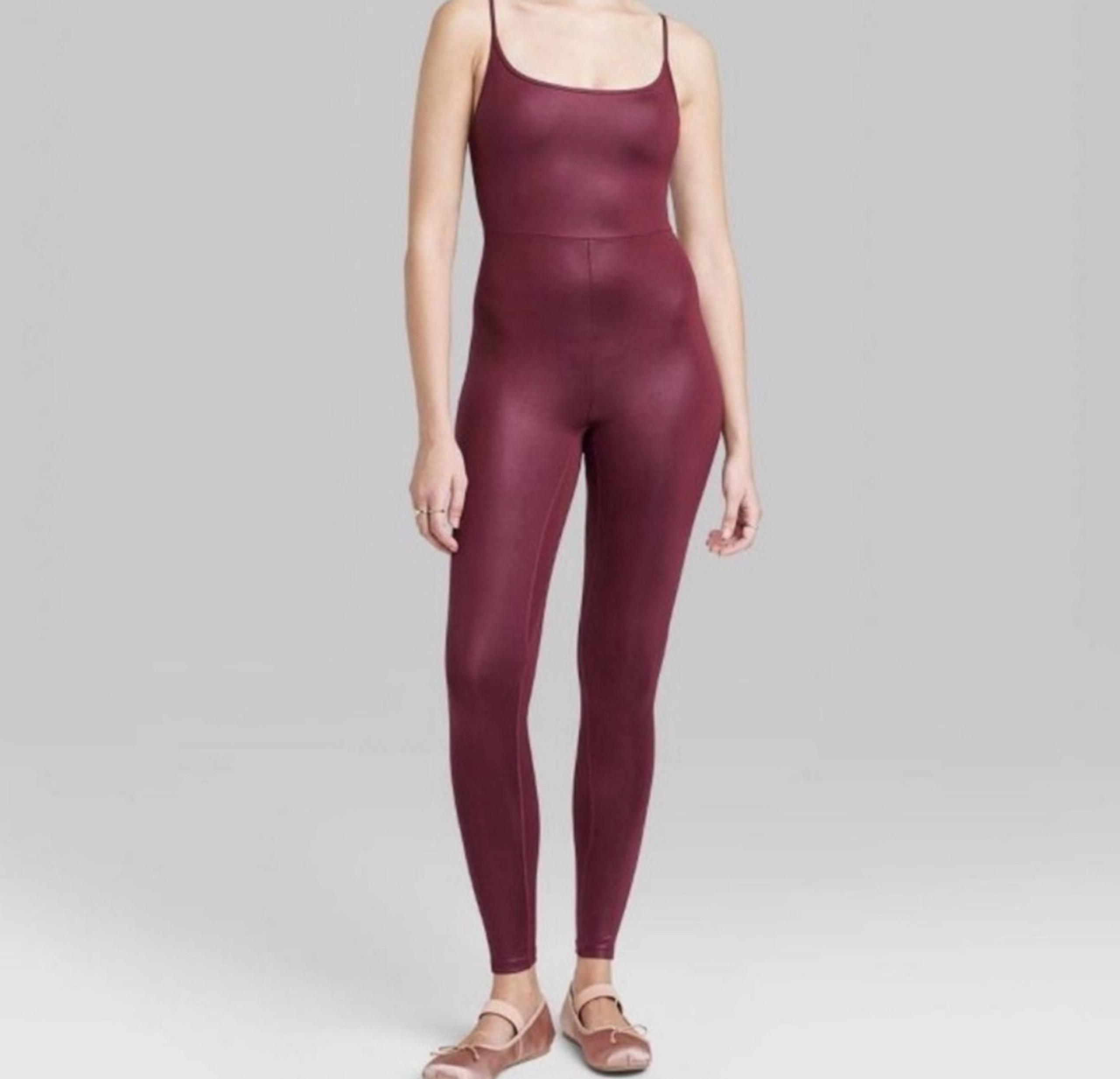 Wild Fable Women's Burgundy Jumpsuit SMALL