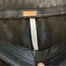 FREE PEOPLE Black Metallic Faux Leather Leggings Size Med