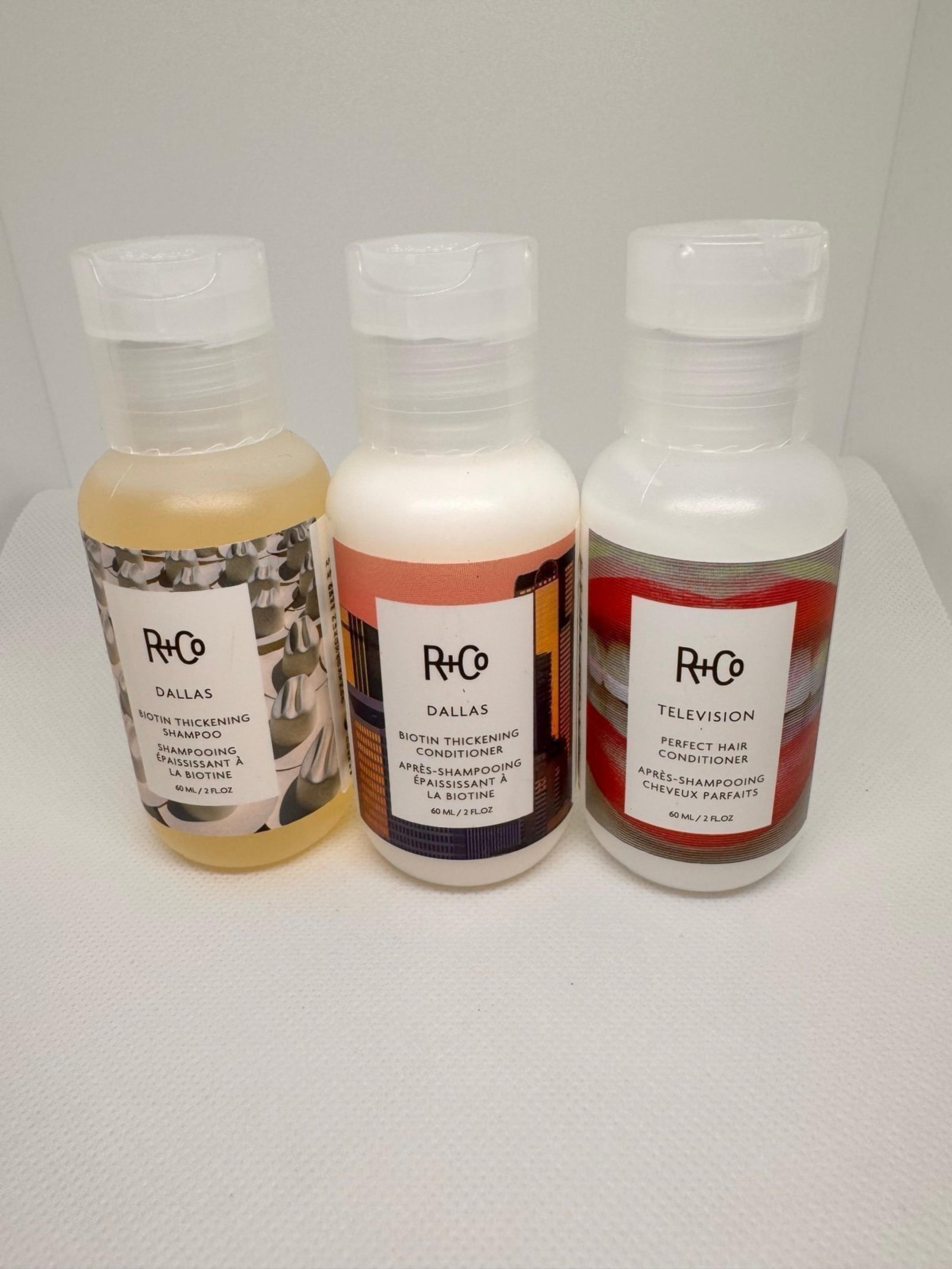 R+Co shampoo and conditioner
