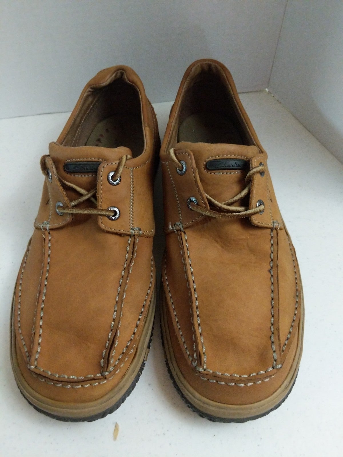 Mens Unstructured Loafer Lace-up Moc Toe Nubuck