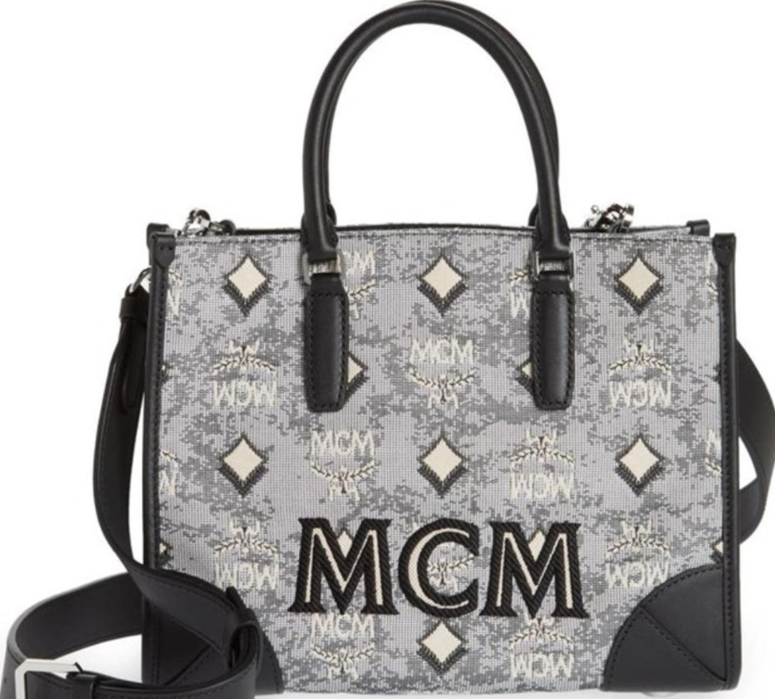 MCM Small Vintage Jacquard Tote $890 Value