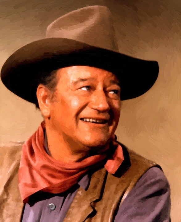 3D Metal Art John Wayne Chisum