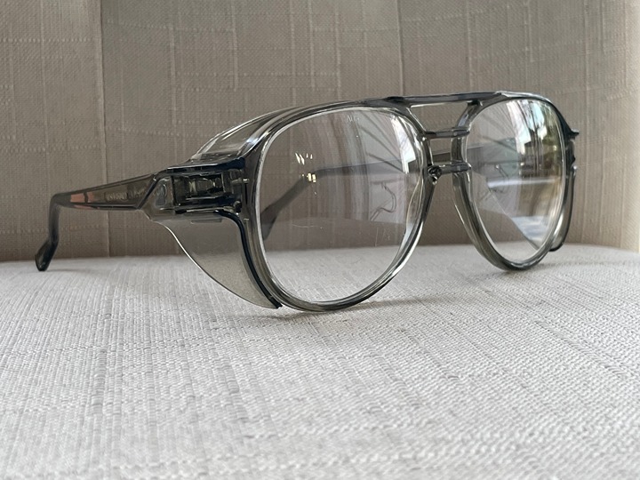 American Optical Men Eyeglasses Frame Safety Glasses AOS AEROSITF USA Z87