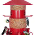 VECELO Bird Feeders for Outdoors Hanging, Large Capacity, 4 Water Cups & 6 Feedi