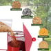 VECELO Bird Feeders for Outdoors Hanging, Large Capacity, 4 Water Cups & 6 Feedi
