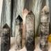 XL Tourmalinated Quartz Crystal, Tower B