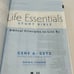 HCSB Life Essentials Study Bible, Brown LeatherTouch signed by Gene Getz!