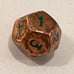 Vintage Armory bronze copper prototype or award ? rpg d&d dice CHX MOLD 092523@