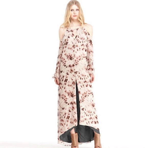 RACHEL Rachel Roy boho cottagecore lined flowy Maxi Dress whimsical romantic 12