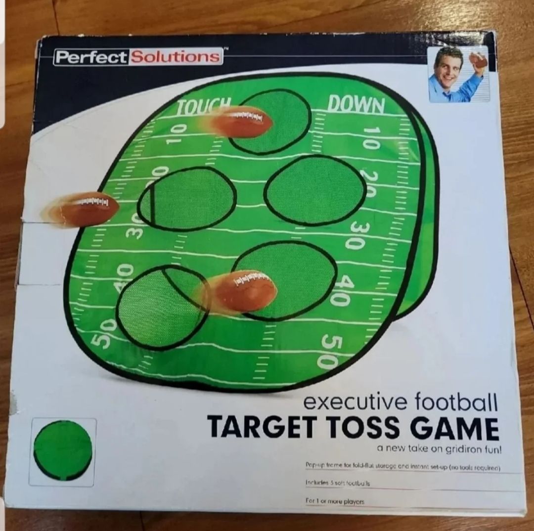 Executive Target Football Toss Game-New