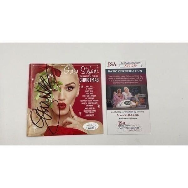 Gwen Stefani Signed Your Make It Feel Like Christmas Booklet JSA COA