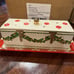 NEW in box Anthropologie Festive Bistro Tile Butter dish & salt/pepper shakers