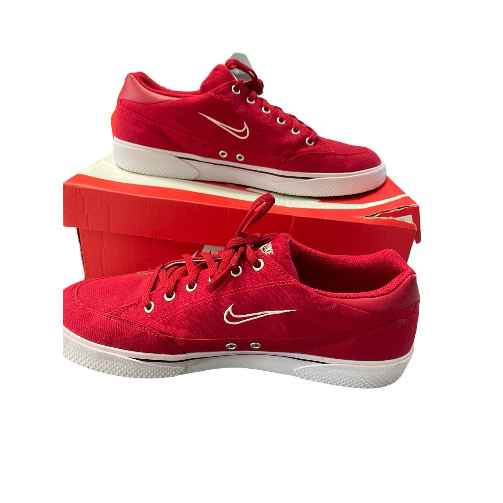 Nike GTS 97 Shoes Size 12 Men's Gym Red Canvas DA1446-600