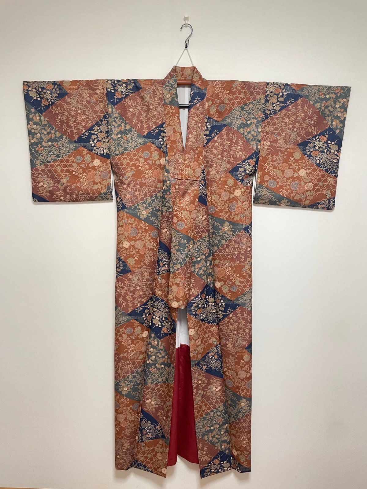 Vintage Kimono from Japan - Komon / Brown