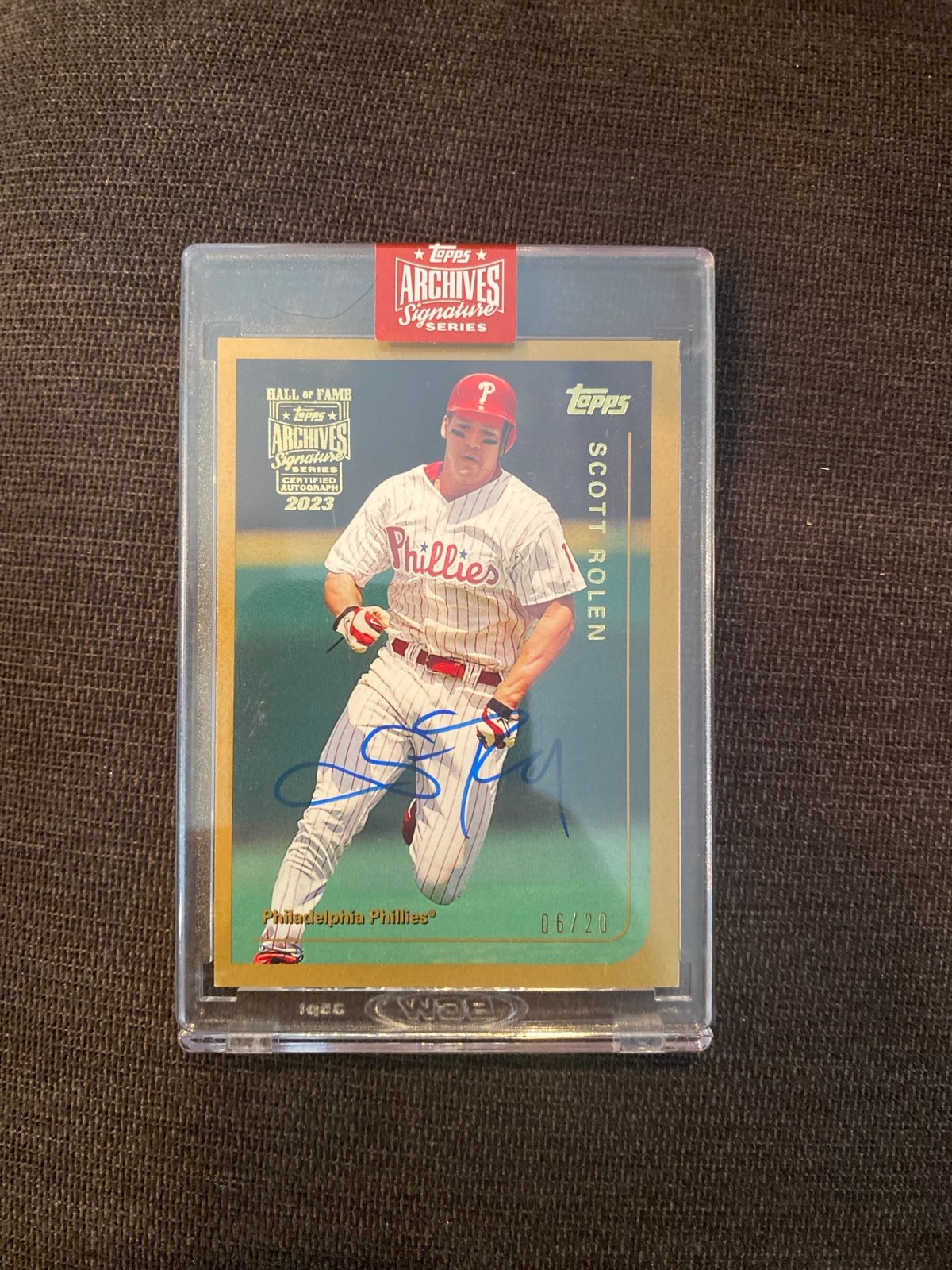 Topps Signature Series Scott Rolen Philadelphia Phillies auto 6/20