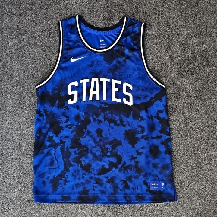 Nike Dri Fit Men's USA National Soccer Team Courtside Basketball Jersey