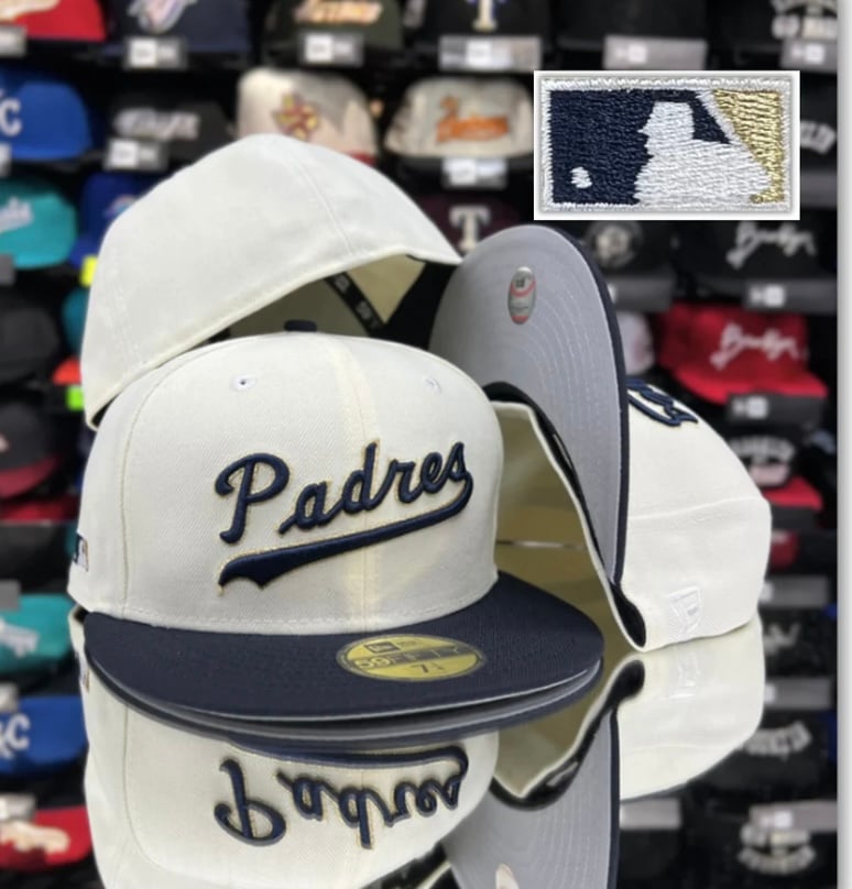 San Diego Padres Chrome/Navy 2T/Grey UV size 7 3/8 brand new