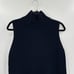 EVERLANE Navy Blue Wool Cashmere Ribbed Mock Neck High Low Tunic Sweater Small