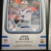 23 Panini Obsidian Josh Allen #77/199..23 Panini Prizm Silver Josh Allen