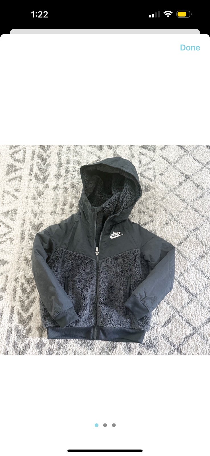Nike fur jacket
