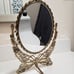 Vintage Antique Butterfly Metal Frame Mirror