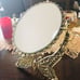 Vintage Antique Butterfly Metal Frame Mirror