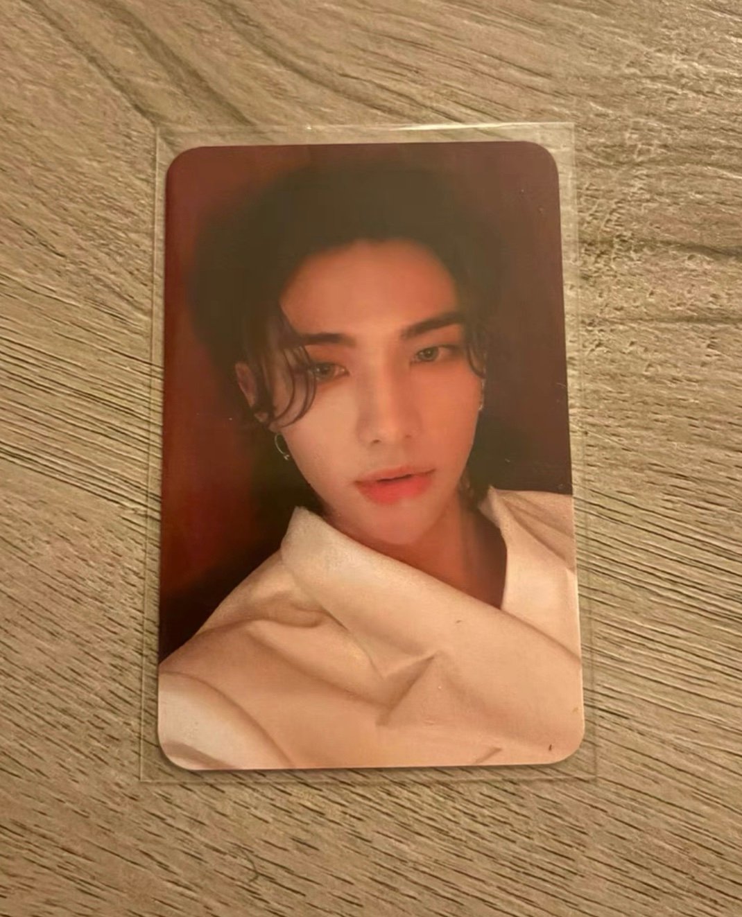 Stray Kids NOEASY SubK POB Photocard - Hyunjin Red Lights