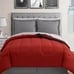 Stripe/Solid Reversible 6 Pc. Comforter Set Twin Size Multi Color