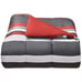 Stripe/Solid Reversible 6 Pc. Comforter Set Twin Size Multi Color