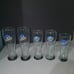 ASSORTED BLUE MOON PILSNER GLASSES, SET OF (5)