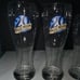 ASSORTED BLUE MOON PILSNER GLASSES, SET OF (5)