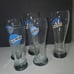 ASSORTED BLUE MOON PILSNER GLASSES, SET OF (5)