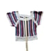 Hailey & co Womens embroidered crochet knit bohemian blouse crop top size S.