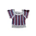 Hailey & co Womens embroidered crochet knit bohemian blouse crop top size S.